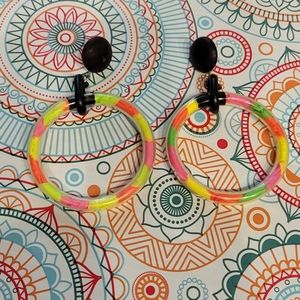 90's- Retro Neon Earrings